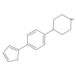 1-(4-(Thiophen-2-yl)phenyl)piperazine Structure