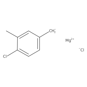 4-Chloro-3-methylbenzylmagnesium chloride 0.25 M in Diethyl Ether结构式