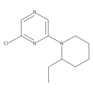 2-Chloro-6-(2-ethylpiperidin-1-yl)pyrazine结构式