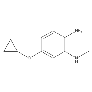 5-Cyclopropoxy-N1-methylcyclohexa-3,5-diene-1,2-diamine Structure