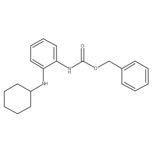 Benzyl 2-(cyclohexylamino)phenylcarbamate结构式