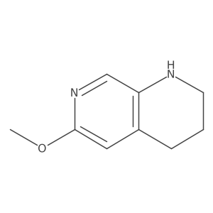 6-Methoxy-1,2,3,4-tetrahydro-1,7-naphthyridine Structure