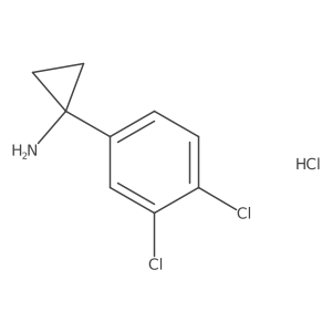1-(3,4-Dichlorophenyl)cyclopropanamine Hydrochloride Structure