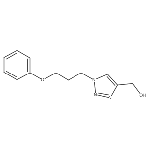 (1-(3-phenoxypropyl)-1H-1,2,3-triazol-4-yl)methanol Structure