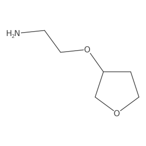 2-(Oxolan-3-yloxy)ethan-1-amine结构式