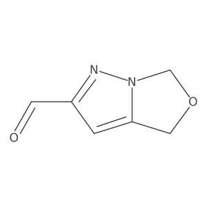 4,6-Dihydropyrazolo[1,5-c][1,3]oxazole-2-carbaldehyde结构式