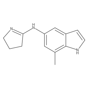 N-(3,4-dihydro-2H-pyrrol-5-yl)-7-methyl-1H-indol-5-amine Structure