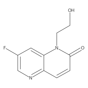7-Fluoro-1-(2-hydroxyethyl)-1,5-naphthyridin-2(1H)-one Structure