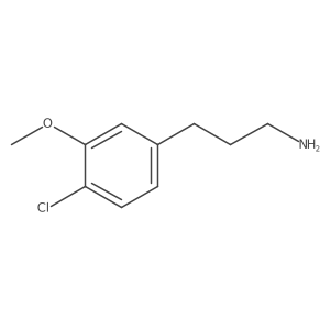 3-(4-Chloro-3-methoxyphenyl)propan-1-amine Structure