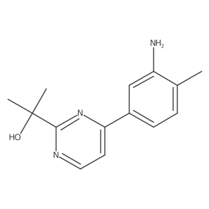 2-(4-(3-Amino-4-methylphenyl)pyrimidin-2-yl)propan-2-ol结构式