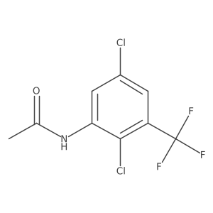 N-[2,5-dichloro-3-(trifluoromethyl)phenyl]acetamide Structure