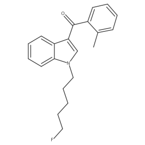 (1-(5-Fluoropentyl)indol-3-yl)-(2-methylphenyl)methanone Structure