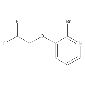 2-Bromo-3-(2,2-difluoroethoxy)pyridine Structure