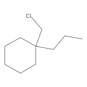 1-(Chloromethyl)-1-propylcyclohexane结构式
