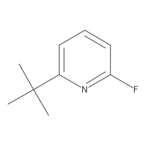 2-(tert-Butyl)-6-fluoropyridine Structure