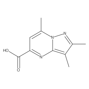 2,3,7-Trimethylpyrazolo[1,5-A]pyrimidine-5-carboxylic acid Structure