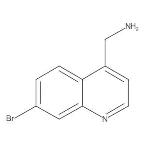 (7-Bromoquinolin-4-yl)methanamine Structure