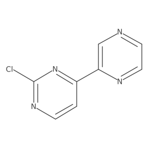 2-Chloro-4-(pyrazin-2-yl)pyrimidine结构式