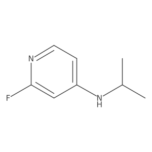 2-fluoro-N-(propan-2-yl)pyridin-4-amine Structure