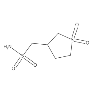 (1,1-Dioxo-1lambda6-thiolan-3-yl)methanesulfonamide结构式