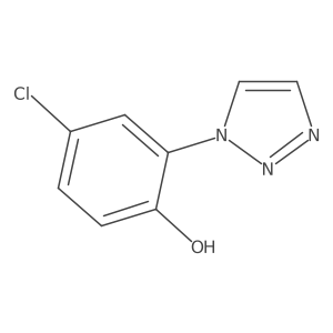 4-chloro-2-(1H-1,2,3-triazol-1-yl)phenol Structure