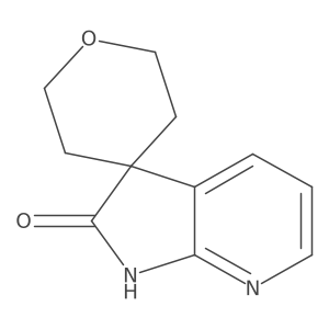 1',2'-Dihydrospiro[oxane-4,3'-pyrrolo[2,3-b]pyridine]-2'-one结构式
