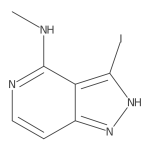 3-iodo-N-methyl-1H-pyrazolo[4,3-c]pyridin-4-amine Structure