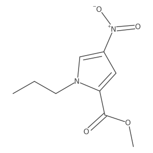 methyl N-propyl-4-nitro-2-pyrrolecarboxylate Structure