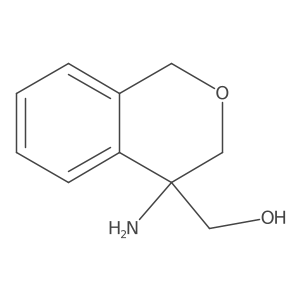(4-Amino-1,3-dihydroisochromen-4-yl)methanol Structure