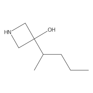 3-(Pentan-2-yl)azetidin-3-ol Structure