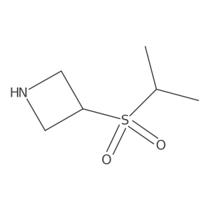 3-isopropylsulfonylazetidine结构式