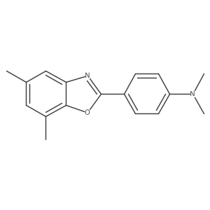 4-(5,7-Dimethylbenzo[d]oxazol-2-yl)-N,N-dimethylaniline结构式