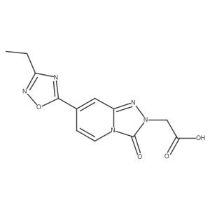 2-(7-(3-Ethyl-1,2,4-oxadiazol-5-yl)-3-oxo-[1,2,4]triazolo[4,3-a]pyridin-2(3H)-yl)acetic acid Structure