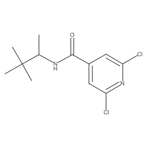 2,6-dichloro-N-(3,3-dimethylbutan-2-yl)isonicotinamide Structure