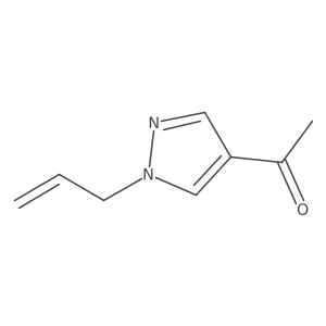 1-[1-(prop-2-en-1-yl)-1H-pyrazol-4-yl]ethan-1-one结构式