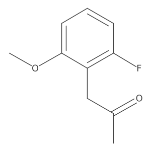 1-(2-Fluoro-6-methoxyphenyl)propan-2-one结构式