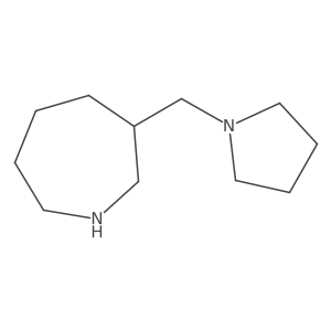 3-[(Pyrrolidin-1-yl)methyl]azepane Structure