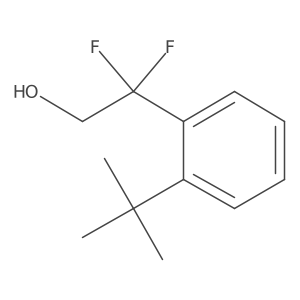 2-(2-Tert-butylphenyl)-2,2-difluoroethan-1-ol Structure
