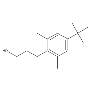 3-(4-Tert-butyl-2,6-dimethylphenyl)propan-1-ol结构式