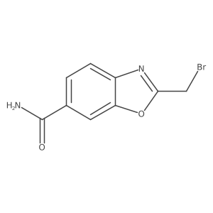 2-(Bromomethyl)benzo[d]oxazole-6-carboxamide Structure