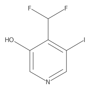4-(Difluoromethyl)-5-iodopyridin-3-ol Structure