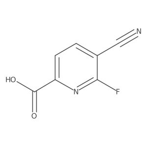 5-Cyano-6-fluoropicolinic acid Structure