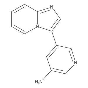 5-Imidazo[1,2-a]pyridin-3-yl-3-pyridinamine结构式
