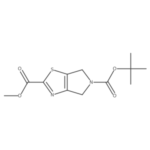 5-tert-butyl 2-methyl 4H,5H,6H-pyrrolo[3,4-d][1,3]thiazole-2,5-dicarboxylate Structure