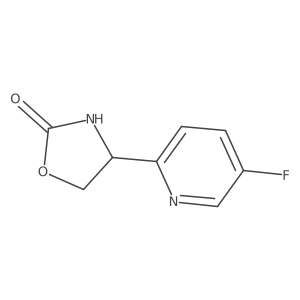 4-(5-Fluoropyridin-2-yl)-1,3-oxazolidin-2-one Structure