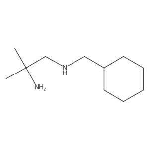 (2-Amino-2-methylpropyl)(cyclohexylmethyl)amine Structure