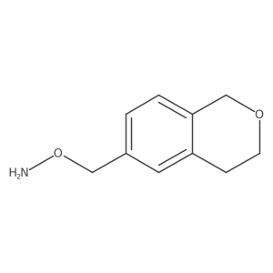 O-[(3,4-dihydro-1H-2-benzopyran-6-yl)methyl]hydroxylamine结构式
