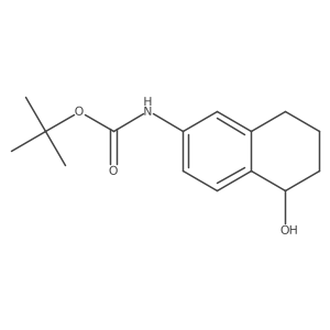 tert-butyl N-(5-hydroxy-5,6,7,8-tetrahydronaphthalen-2-yl)carbamate Structure