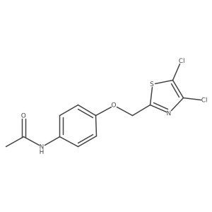 N-[4-[(4,5-Dichloro-2-thiazolyl)methoxy]phenyl]acetamide结构式