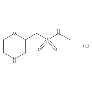 N-methyl-1-(morpholin-2-yl)methanesulfonamide hydrochloride Structure